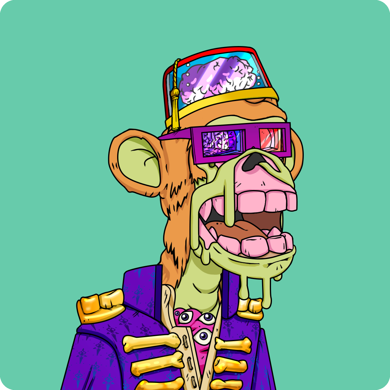 Yuga Labs - Mutant Ape Yacht Club - NFT # 9291