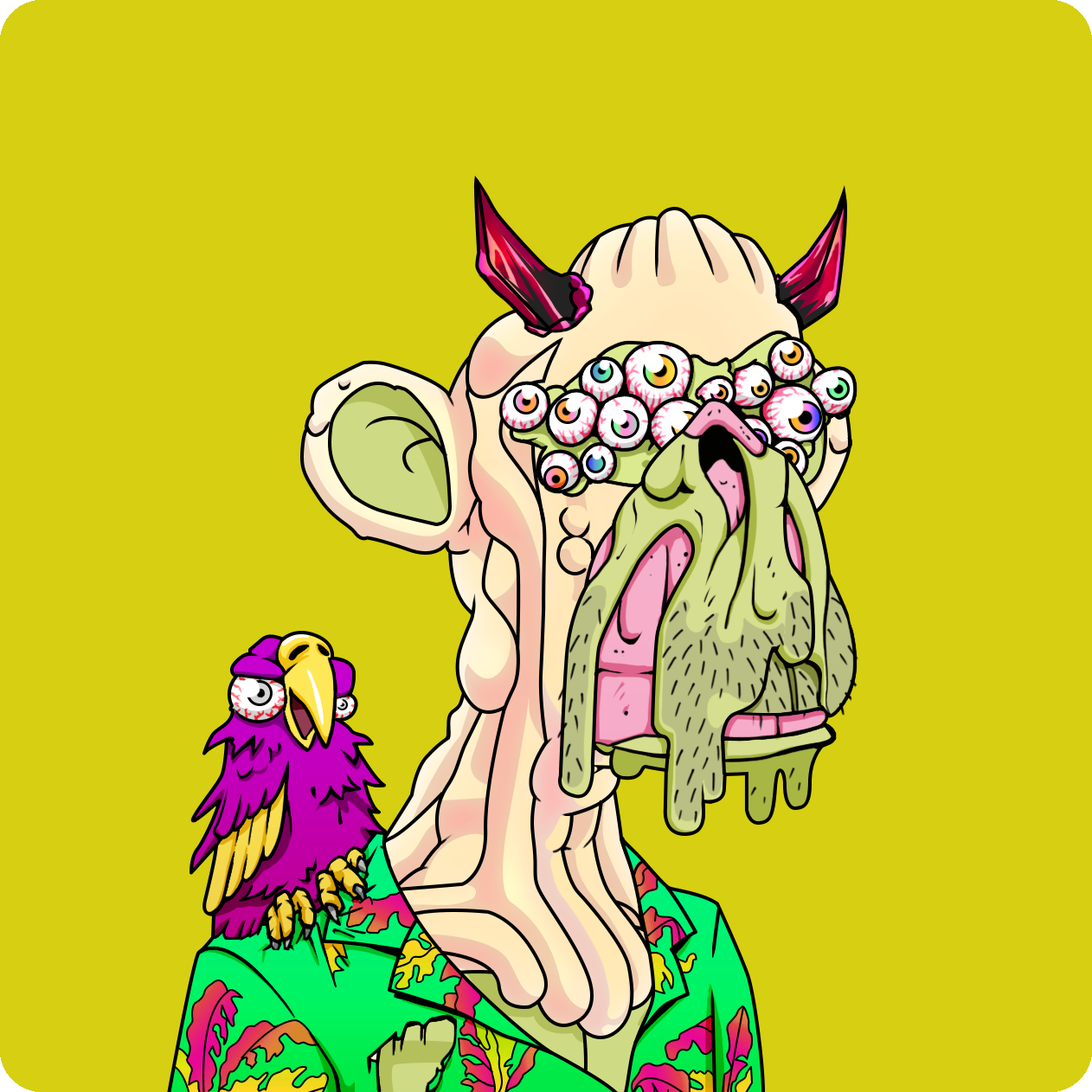 Yuga Labs - Mutant Ape Yacht Club - NFT # 1628