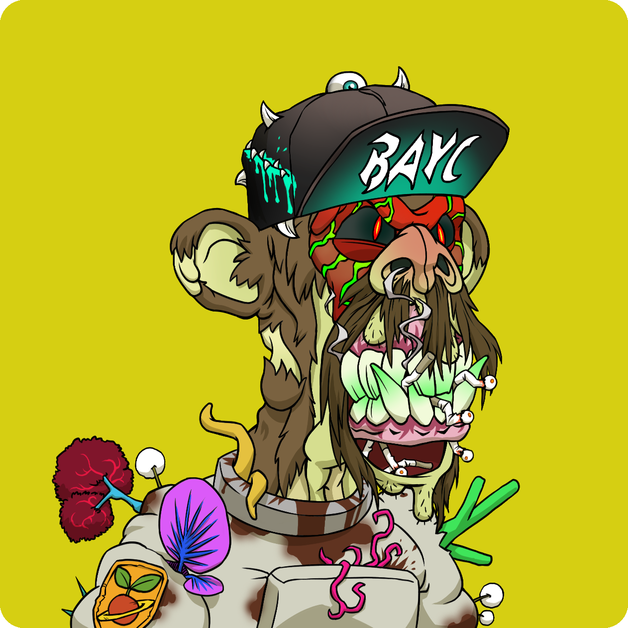 Yuga Labs - Mutant Ape Yacht Club - NFT # 1885