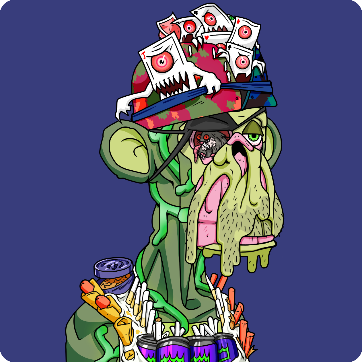 Yuga Labs - Mutant Ape Yacht Club - NFT # 3449