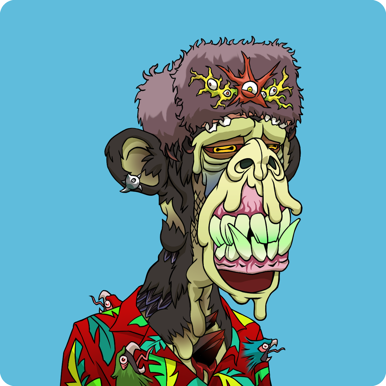 Yuga Labs - Mutant Ape Yacht Club - NFT # 1455