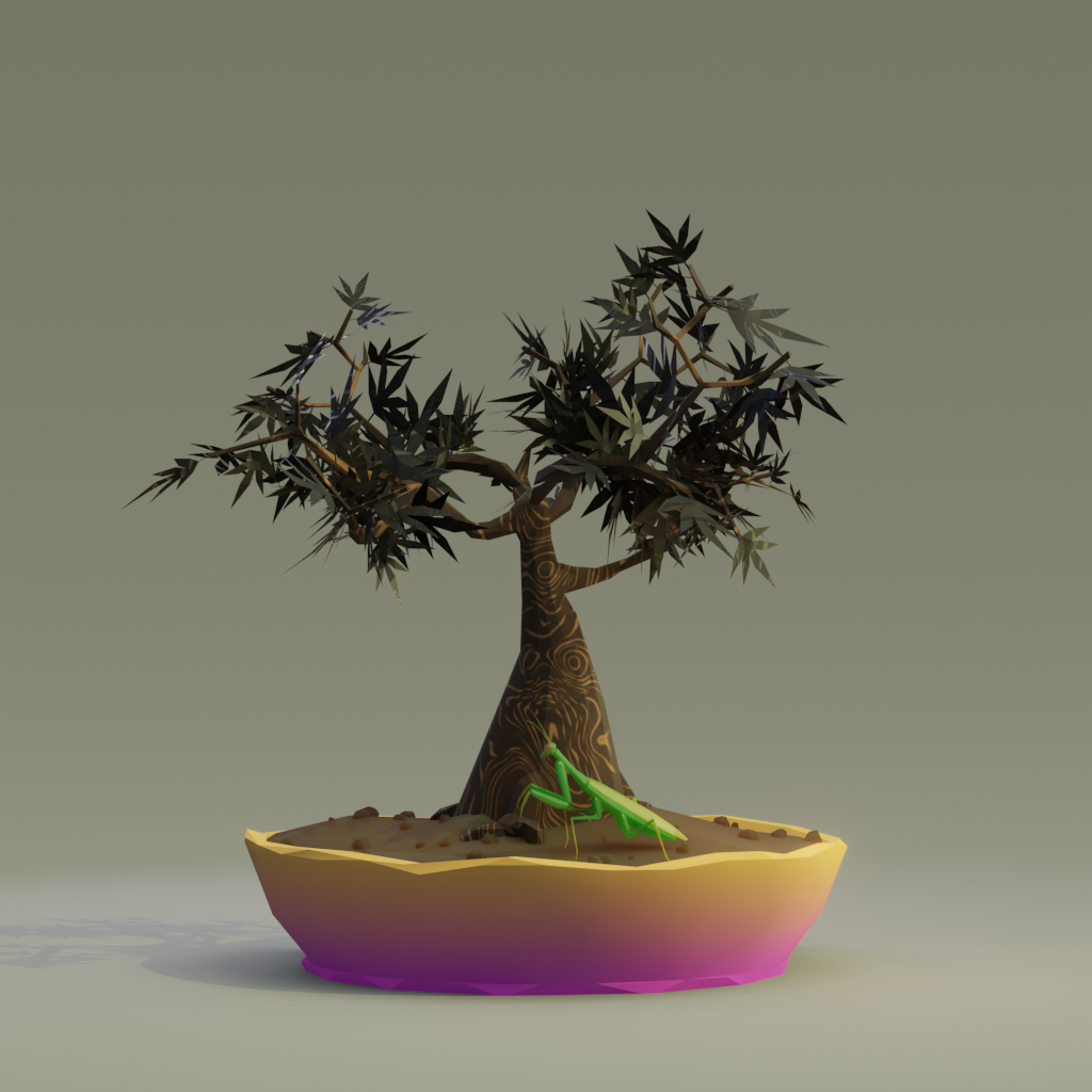 ZENFT Garden Society - Bonsai - Bonsai #8124 - NFT # 8124