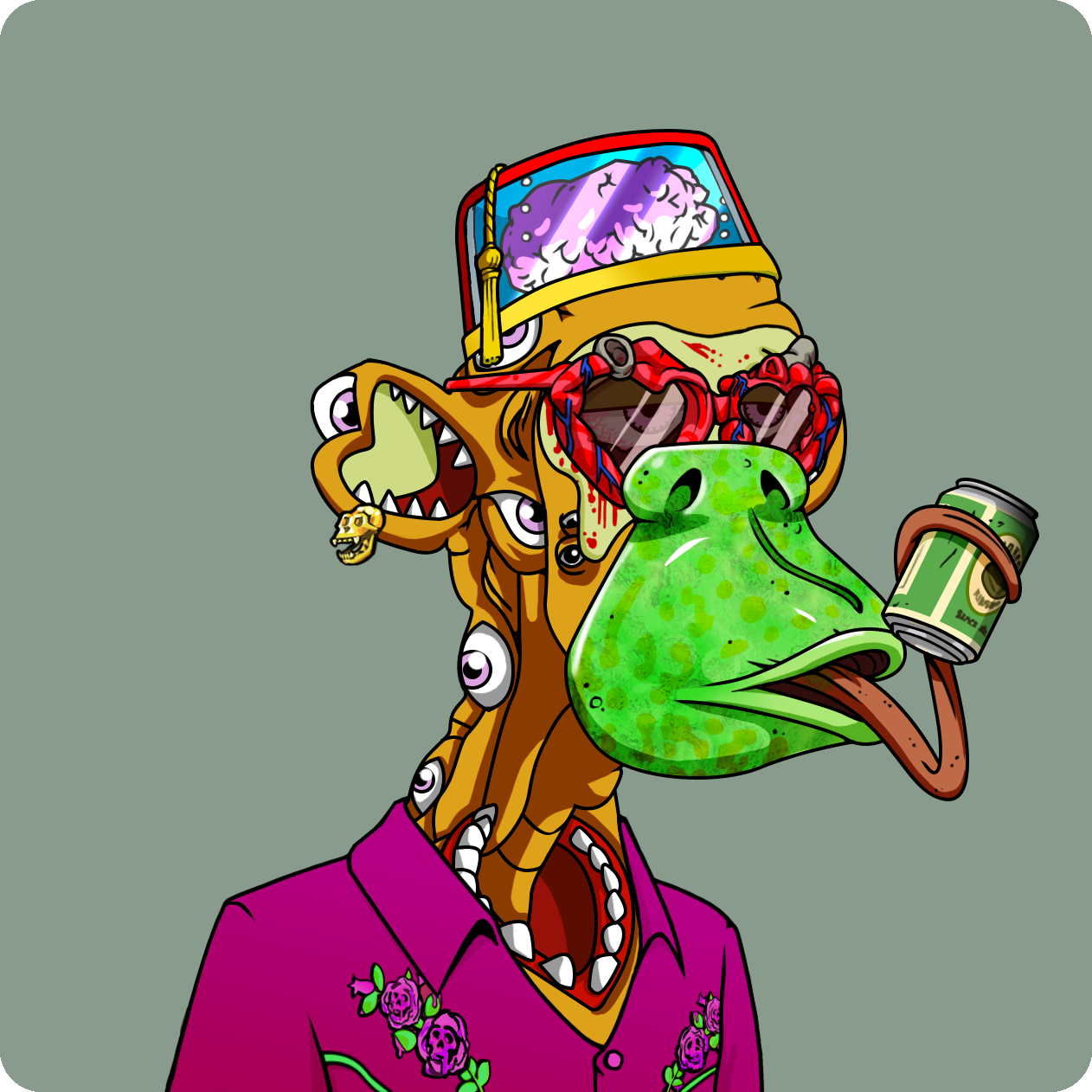 Yuga Labs - Mutant Ape Yacht Club - NFT # 2124