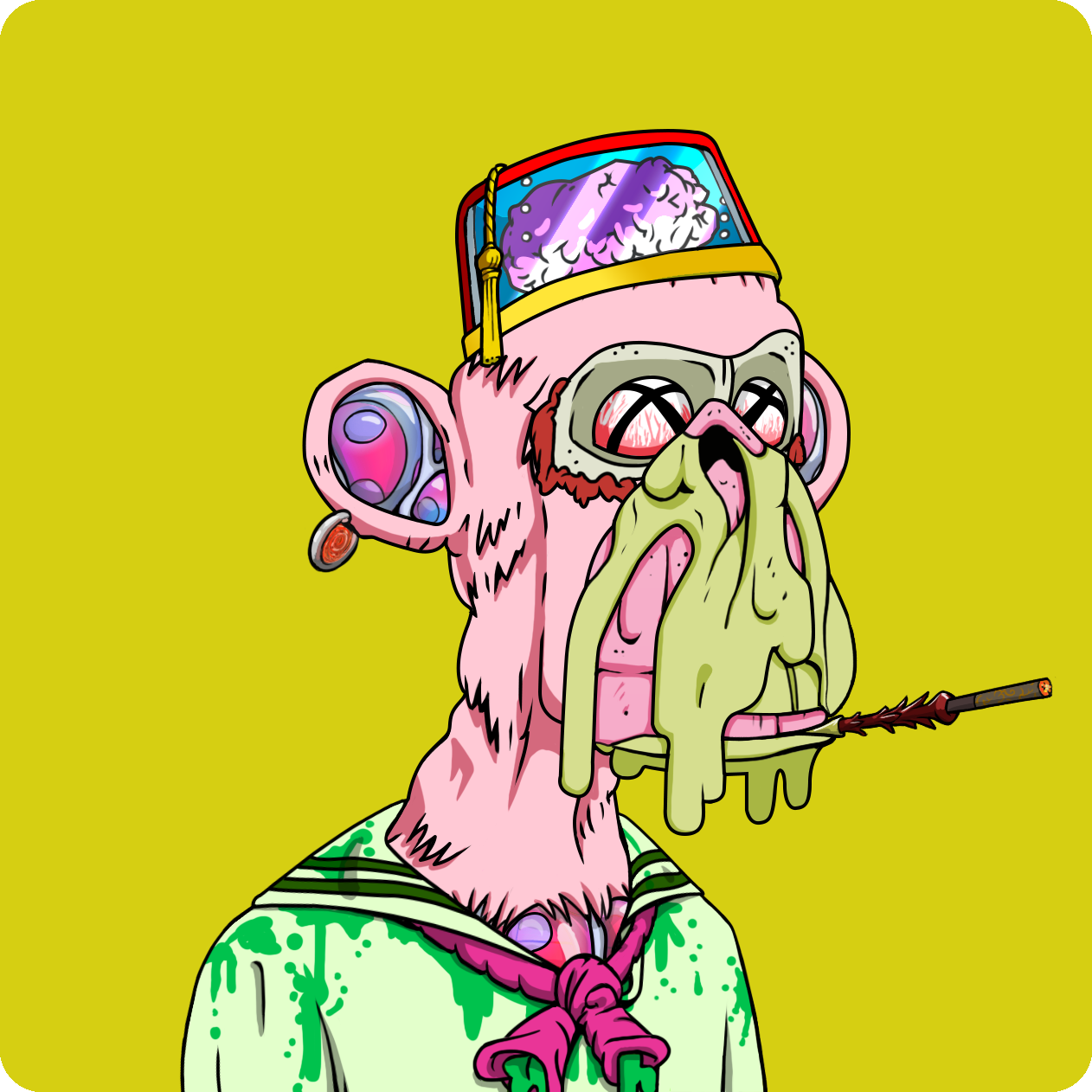 Yuga Labs - Mutant Ape Yacht Club - NFT # 5909