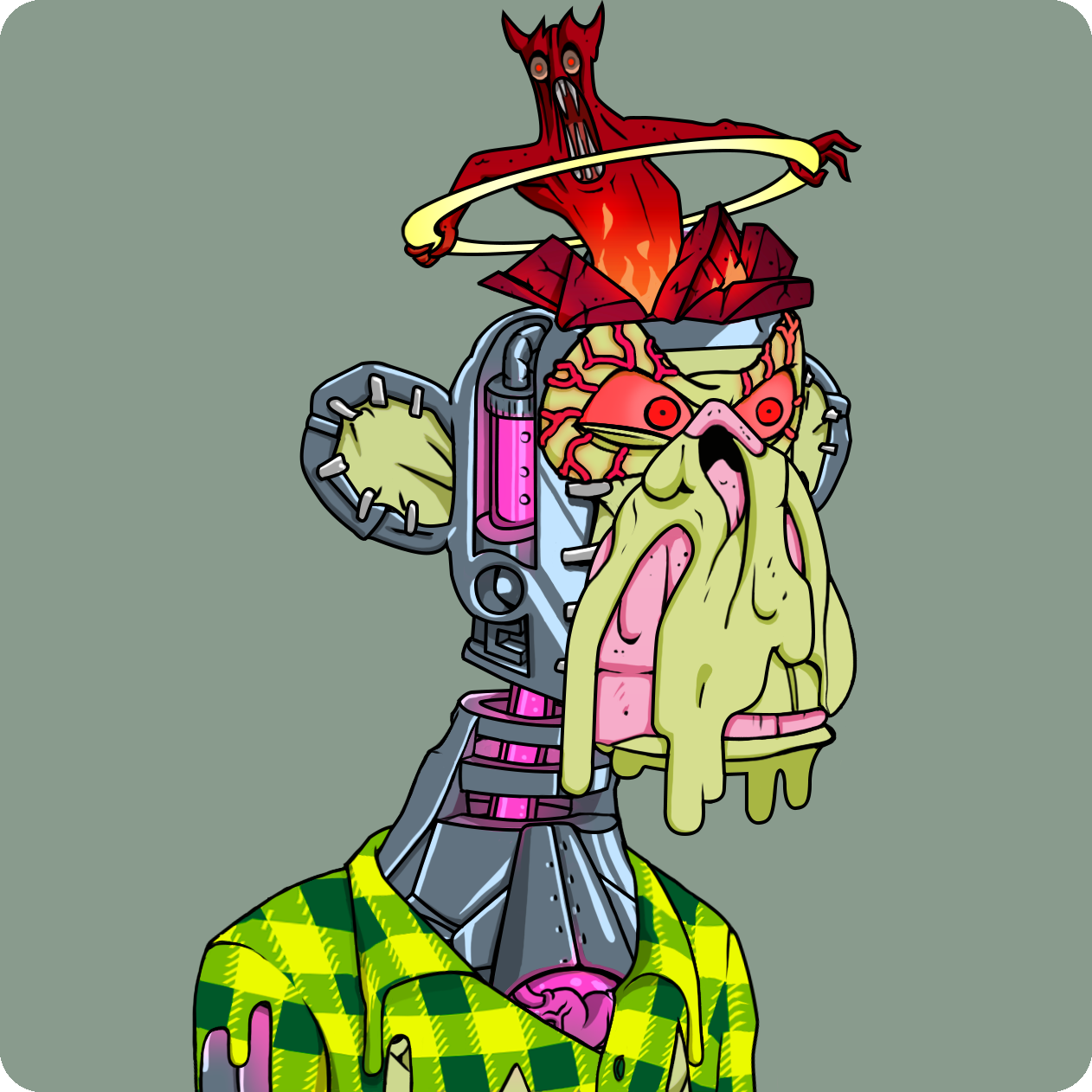 Yuga Labs - Mutant Ape Yacht Club - NFT # 2128