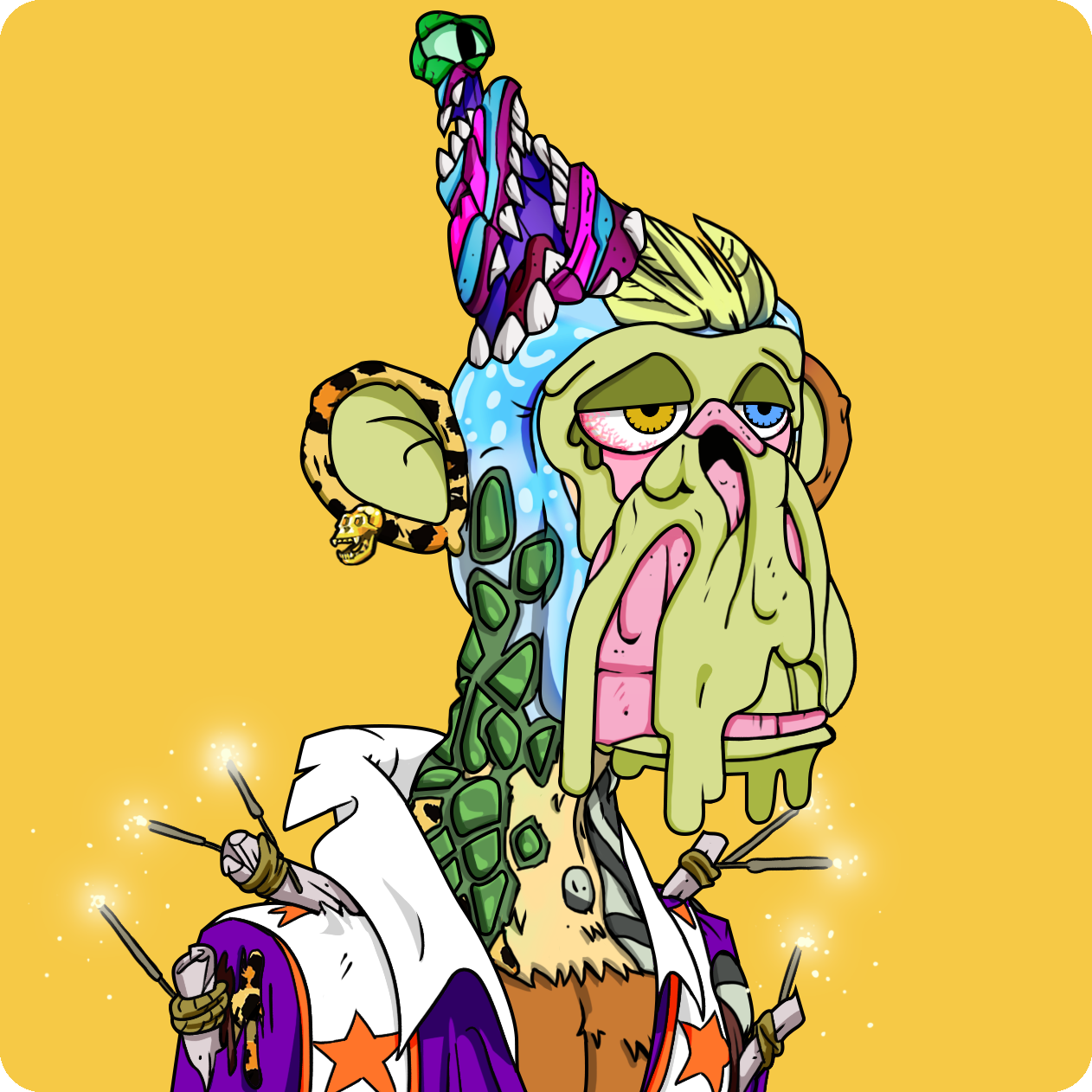 Yuga Labs - Mutant Ape Yacht Club - NFT # 2638