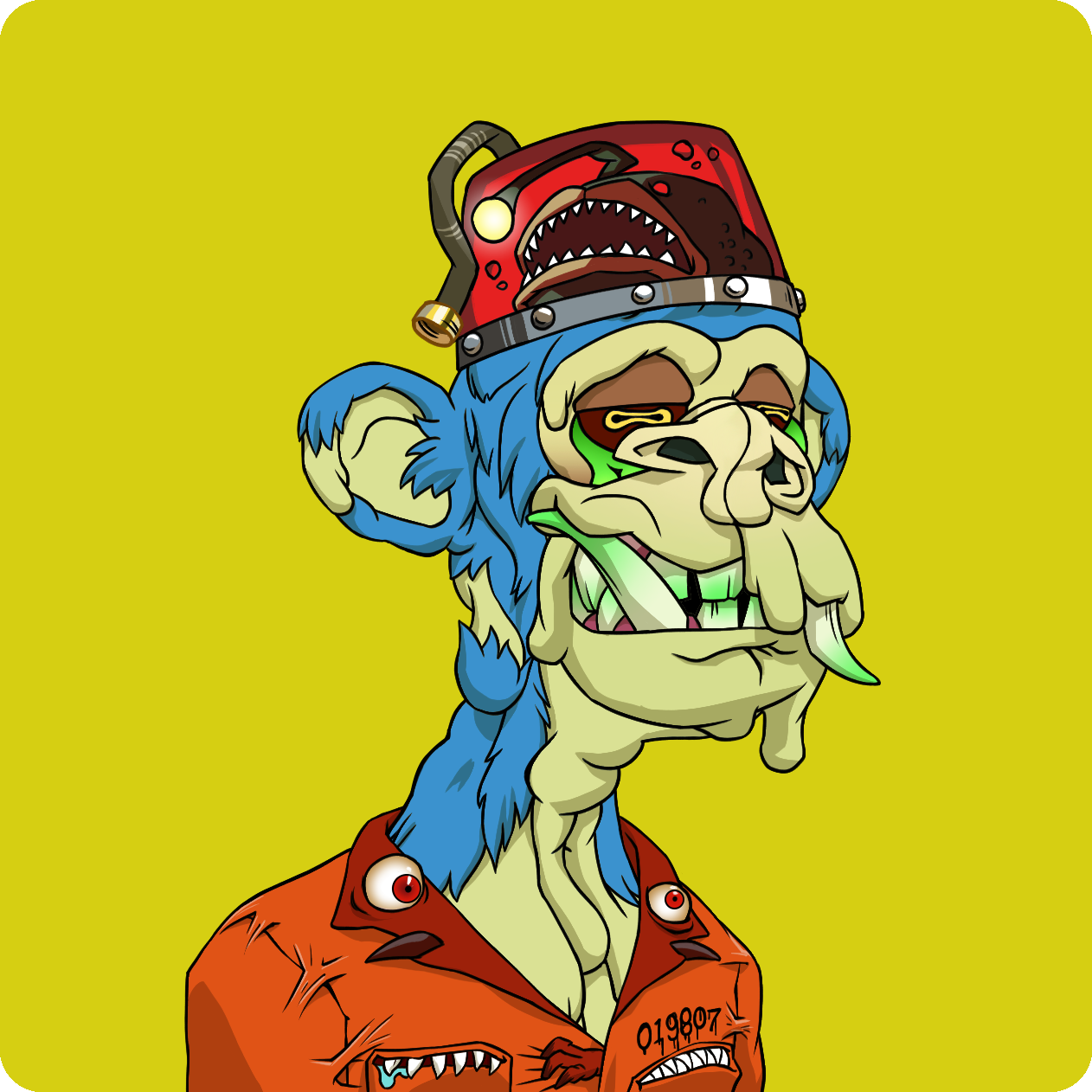 Yuga Labs - Mutant Ape Yacht Club - NFT # 21439