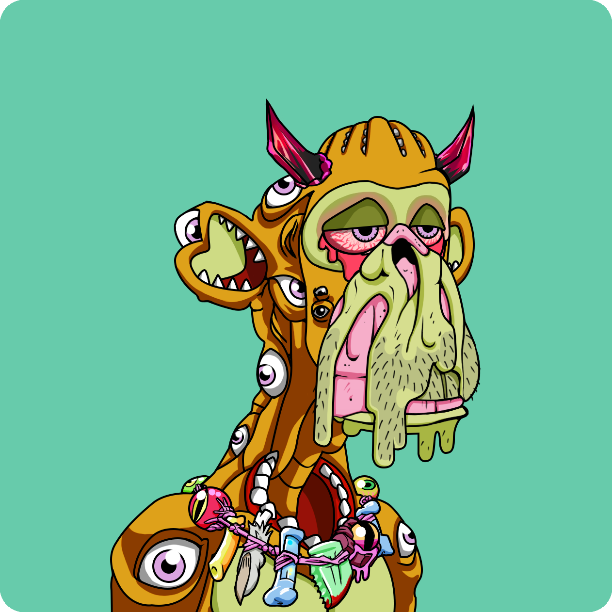 Yuga Labs - Mutant Ape Yacht Club - NFT # 3139