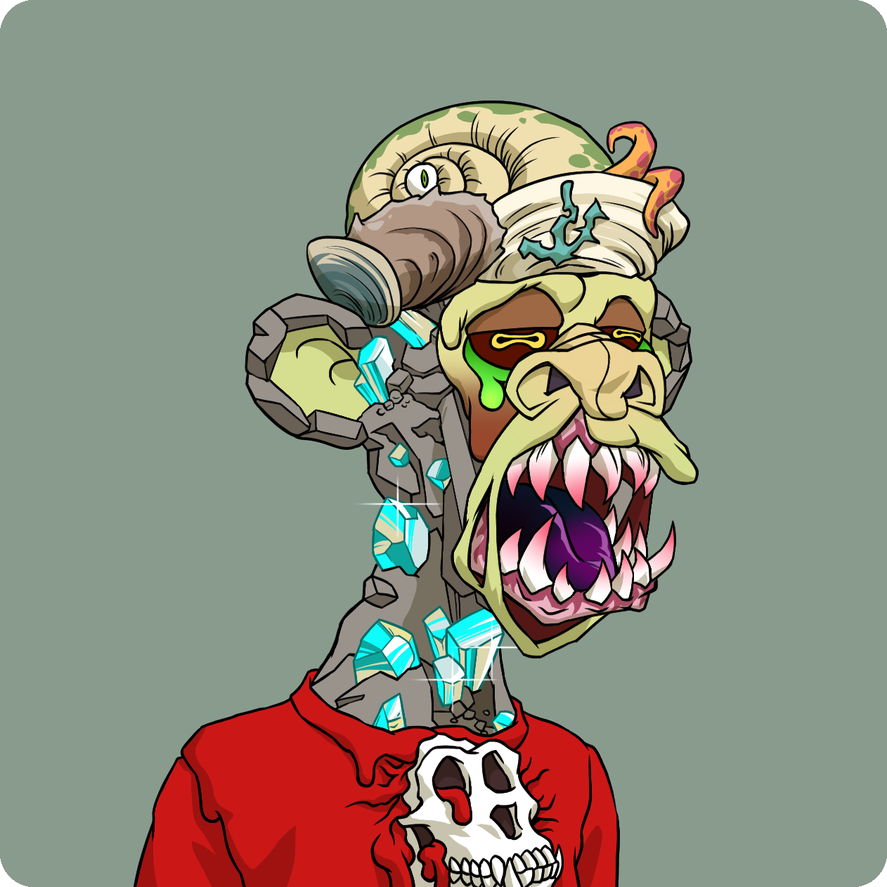 Yuga Labs - Mutant Ape Yacht Club - NFT # 1162