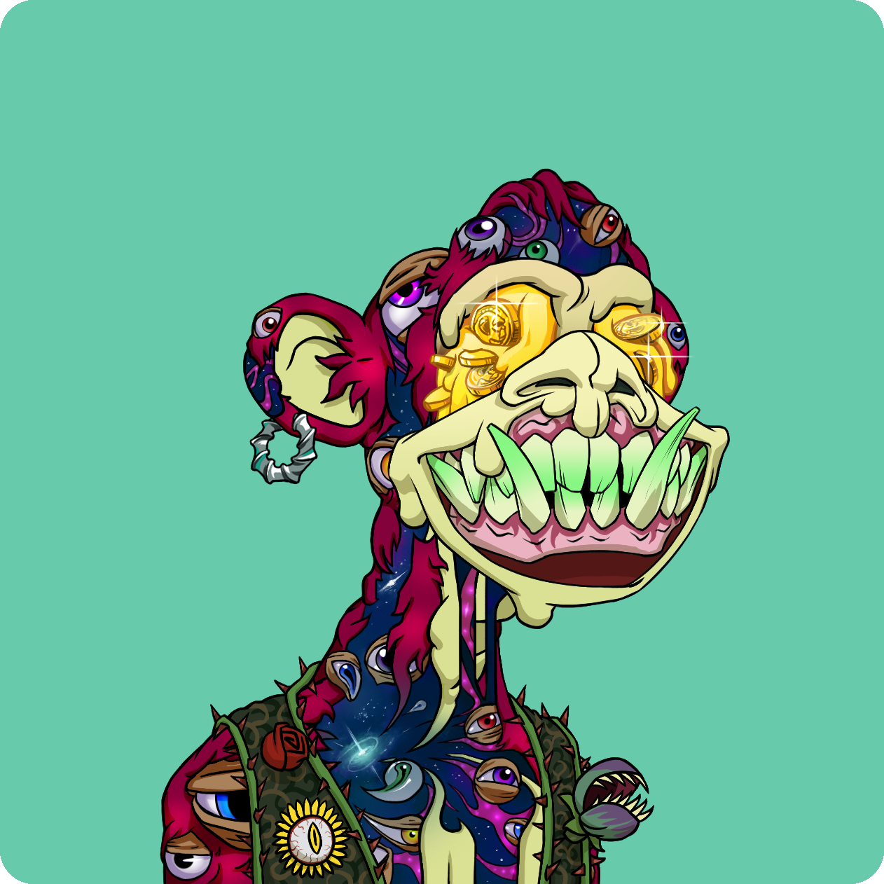 Yuga Labs - Mutant Ape Yacht Club - NFT # 10673