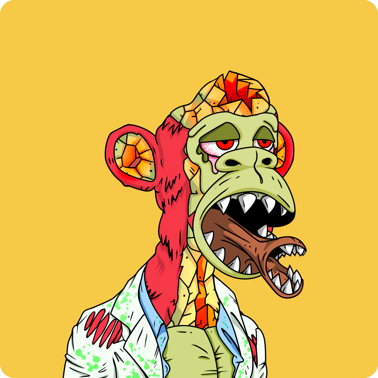 Yuga Labs - Mutant Ape Yacht Club - NFT # 3613