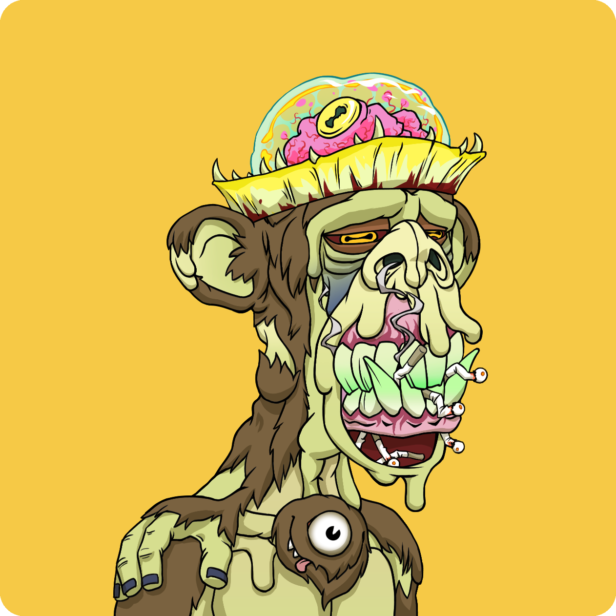 Yuga Labs - Mutant Ape Yacht Club - NFT # 4155