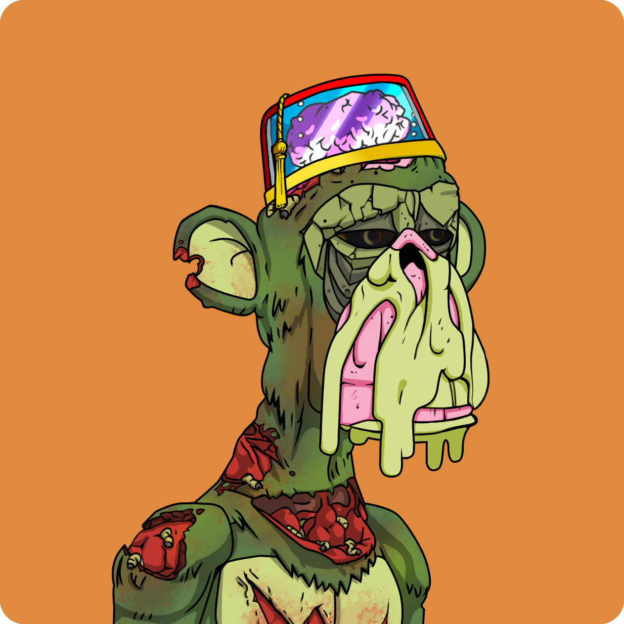 Yuga Labs - Mutant Ape Yacht Club - NFT # 2076