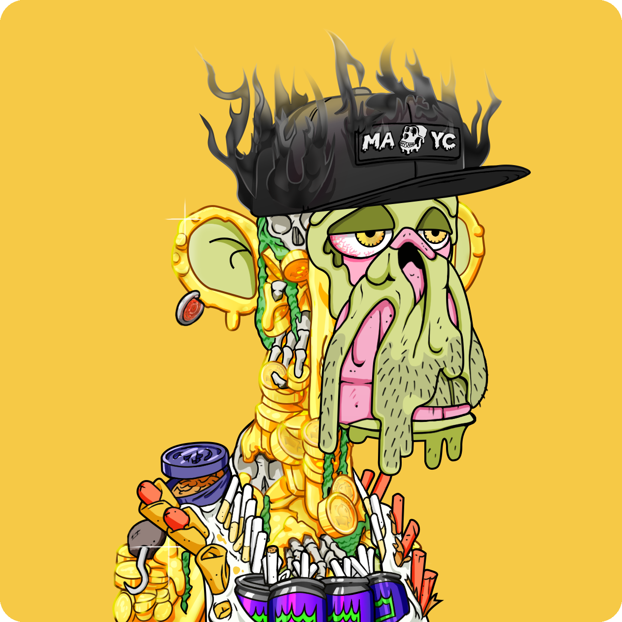 Yuga Labs - Mutant Ape Yacht Club - NFT # 3650