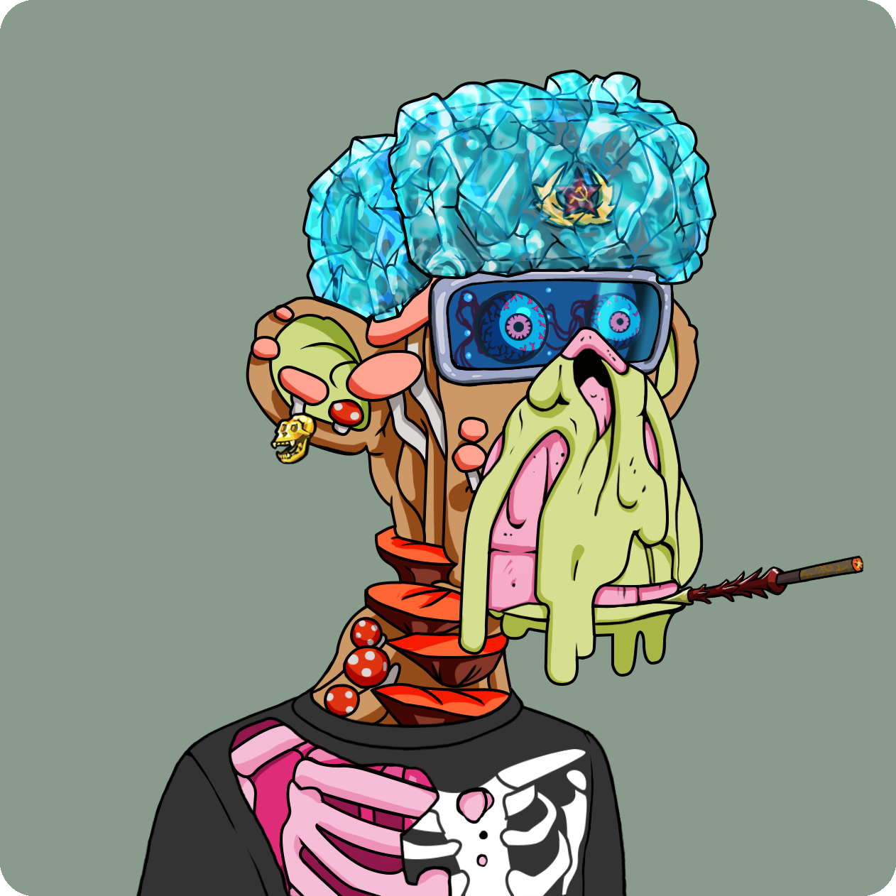 Yuga Labs - Mutant Ape Yacht Club - NFT # 3491