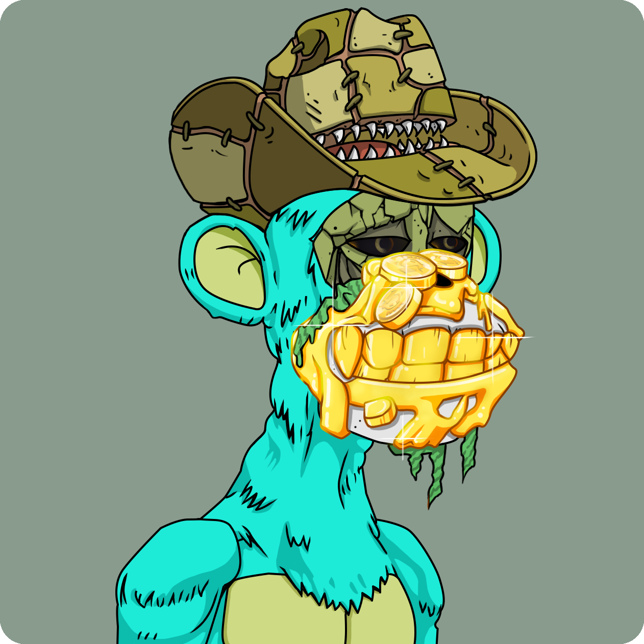 Yuga Labs - Mutant Ape Yacht Club - NFT # 195