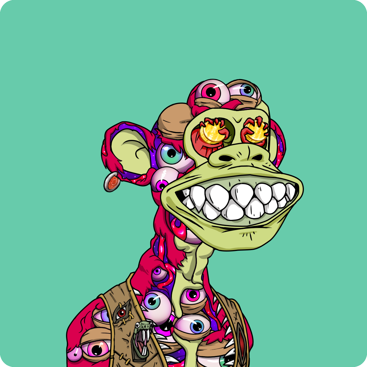 Yuga Labs - Mutant Ape Yacht Club - NFT # 10672