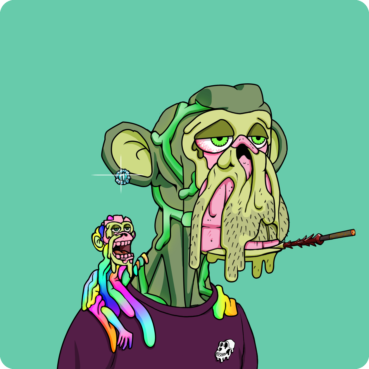 Yuga Labs - Mutant Ape Yacht Club - NFT # 6037