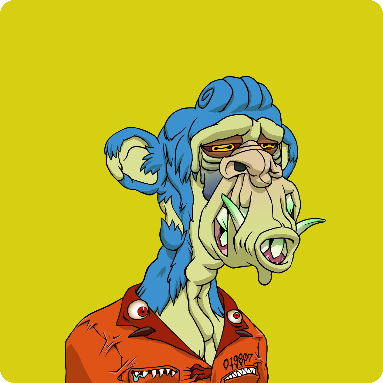 Yuga Labs - Mutant Ape Yacht Club - NFT # 15641