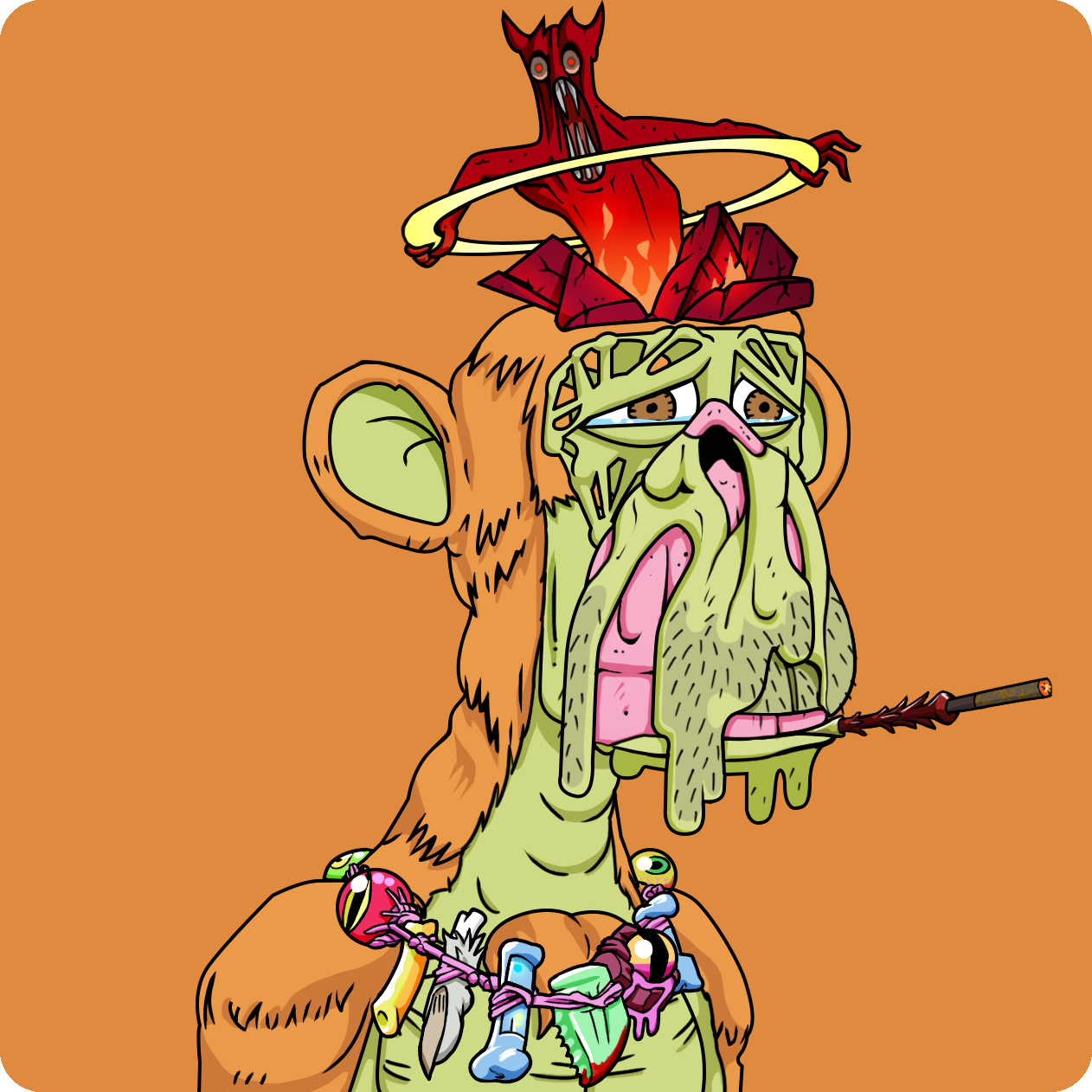 Yuga Labs - Mutant Ape Yacht Club - NFT # 8672