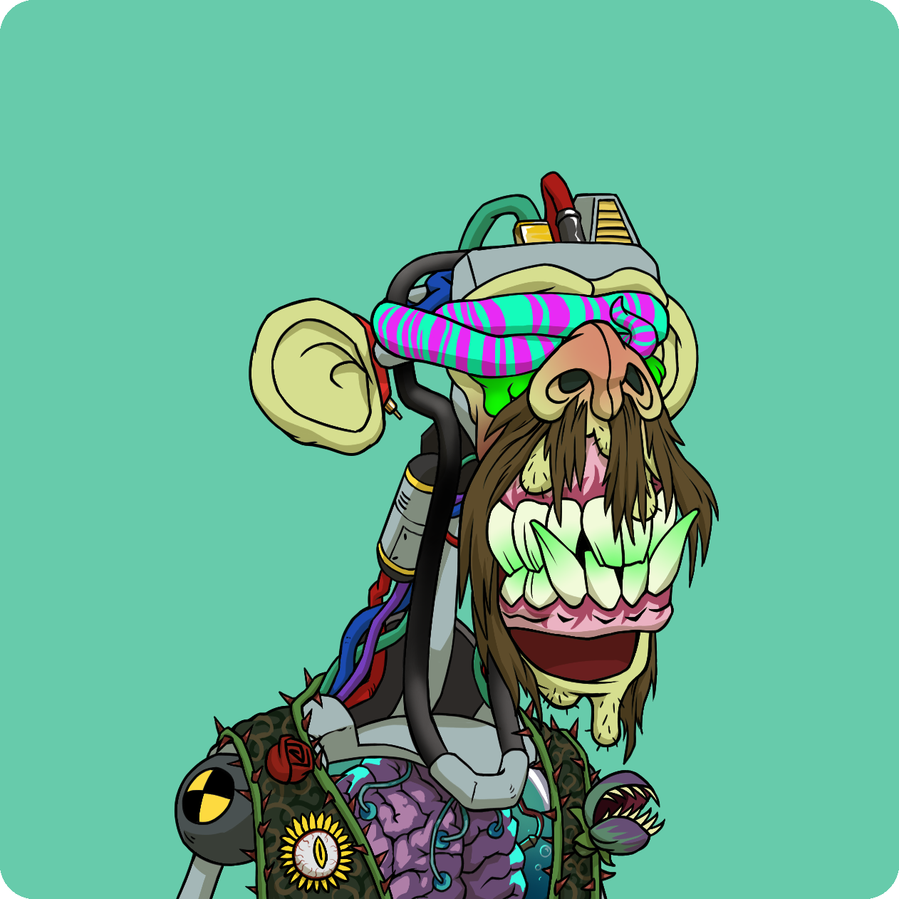 Yuga Labs - Mutant Ape Yacht Club - NFT # 1203