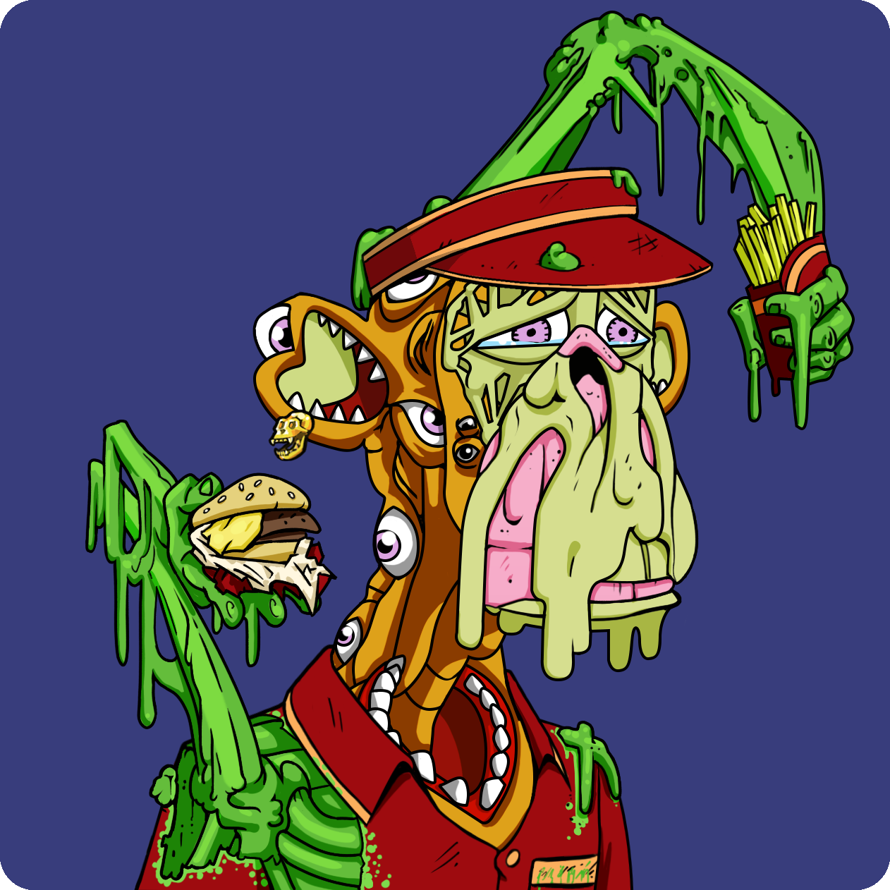 Yuga Labs - Mutant Ape Yacht Club - NFT # 3676