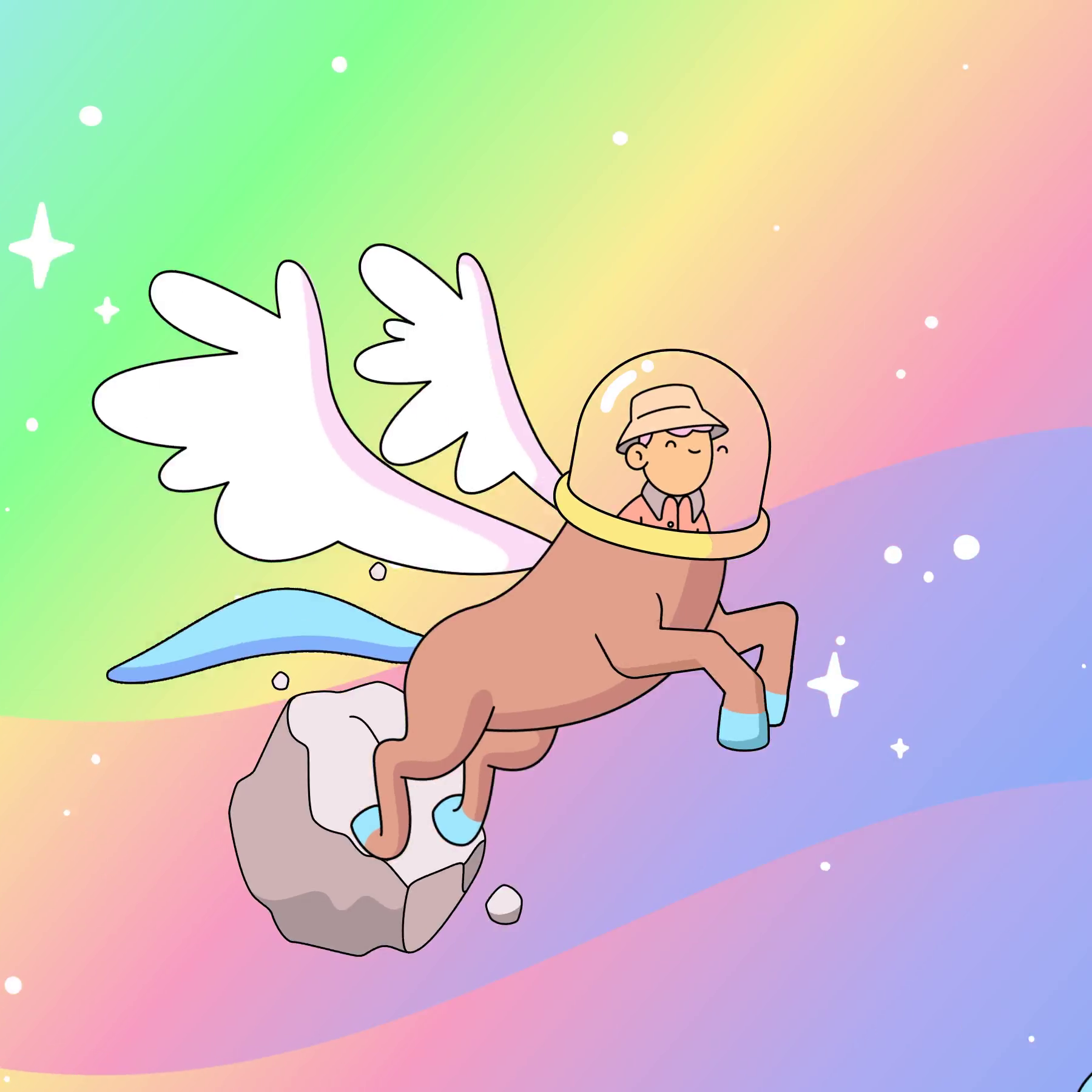 The Doodles Founders - Space Doodles - Space Doodle #9777 - NFT # 9777