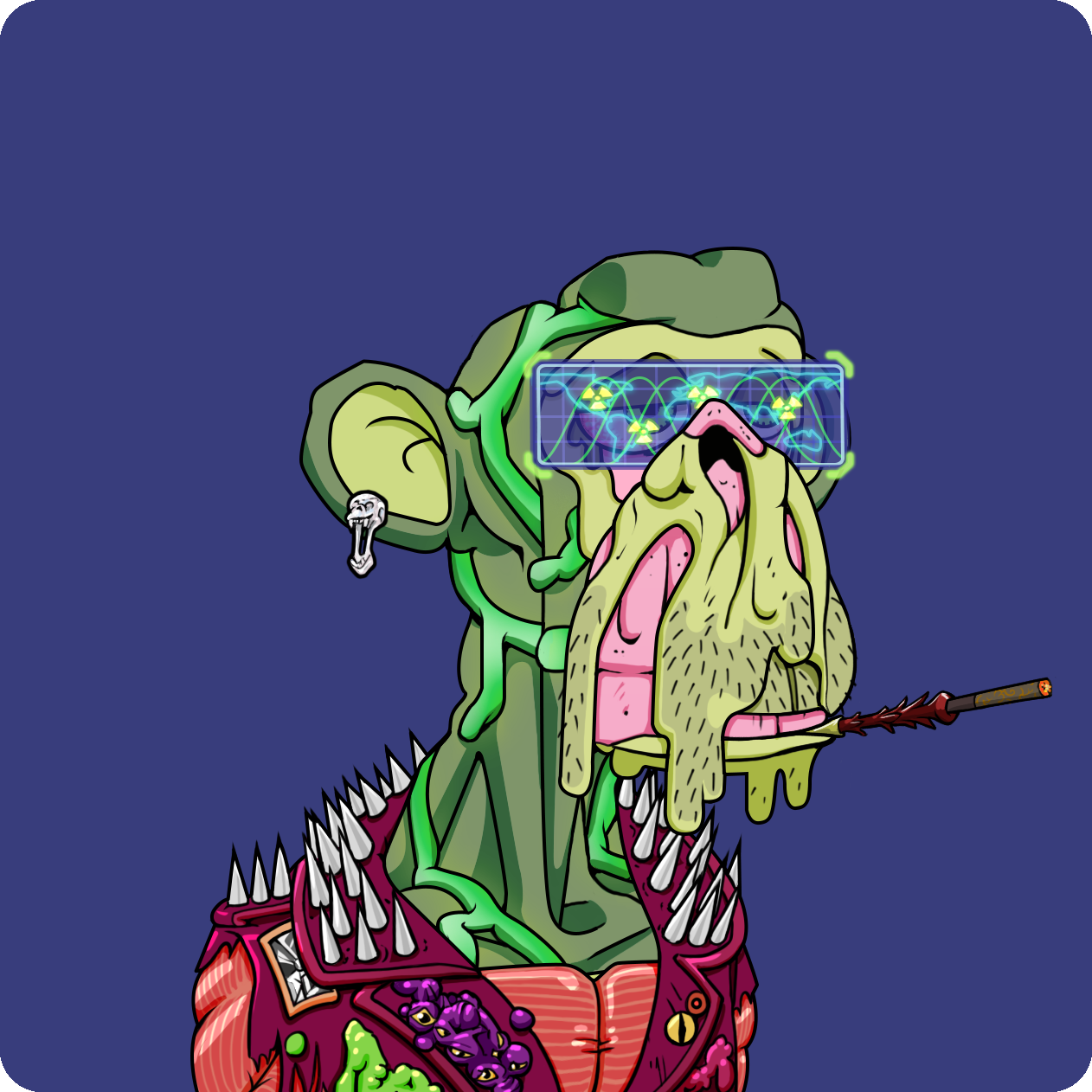 Yuga Labs - Mutant Ape Yacht Club - NFT # 3021