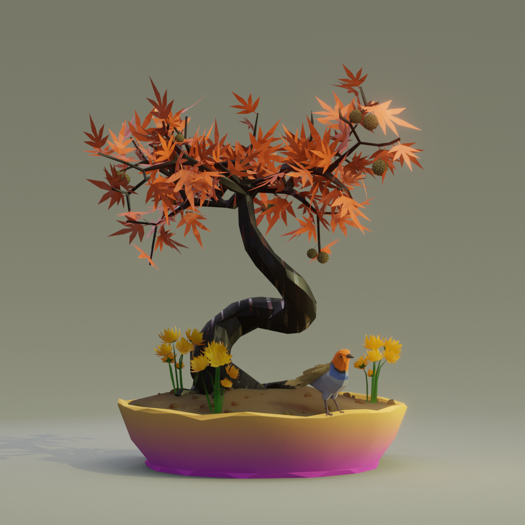 ZENFT Garden Society - Bonsai - Bonsai #8219 - NFT # 8219