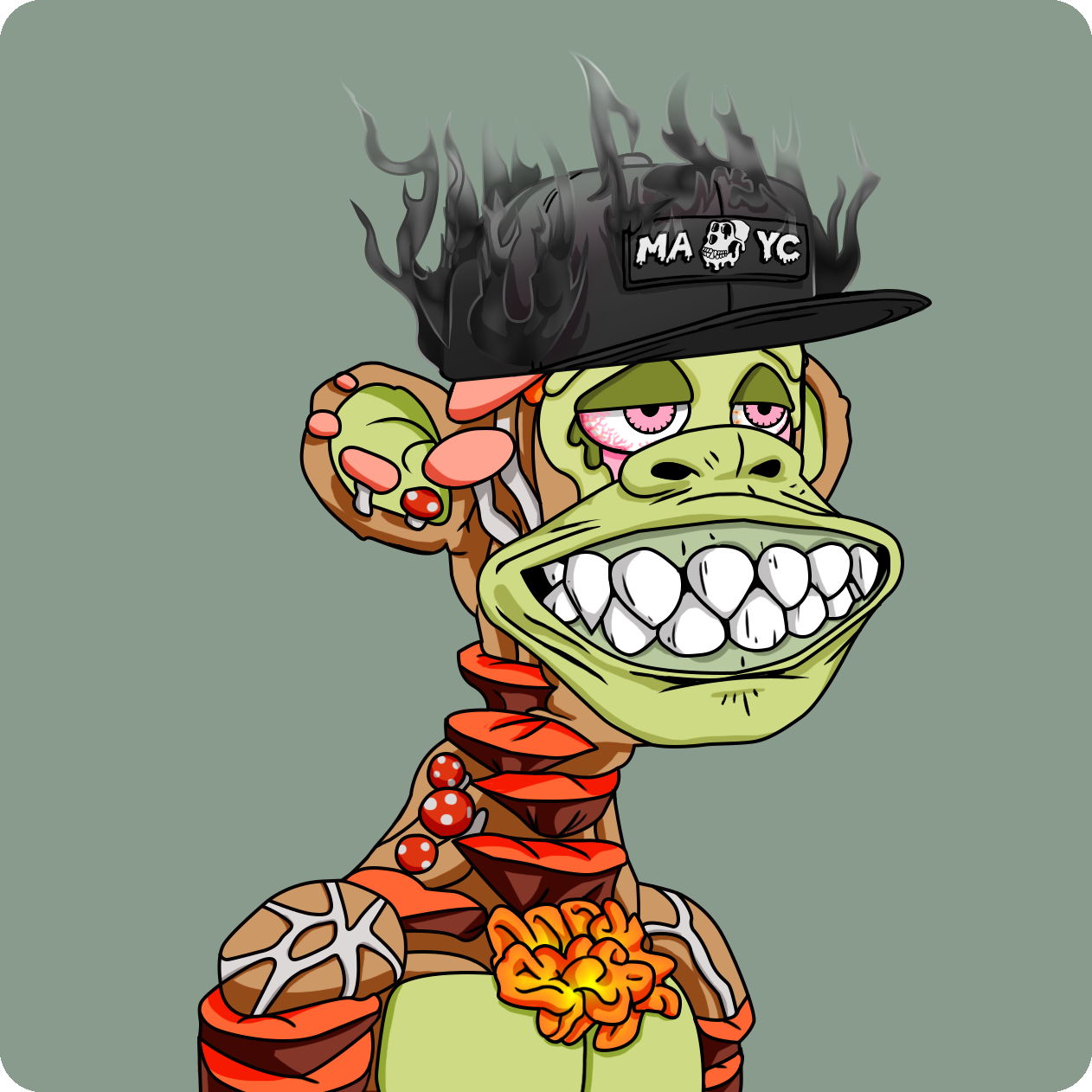 Yuga Labs - Mutant Ape Yacht Club - NFT # 3934