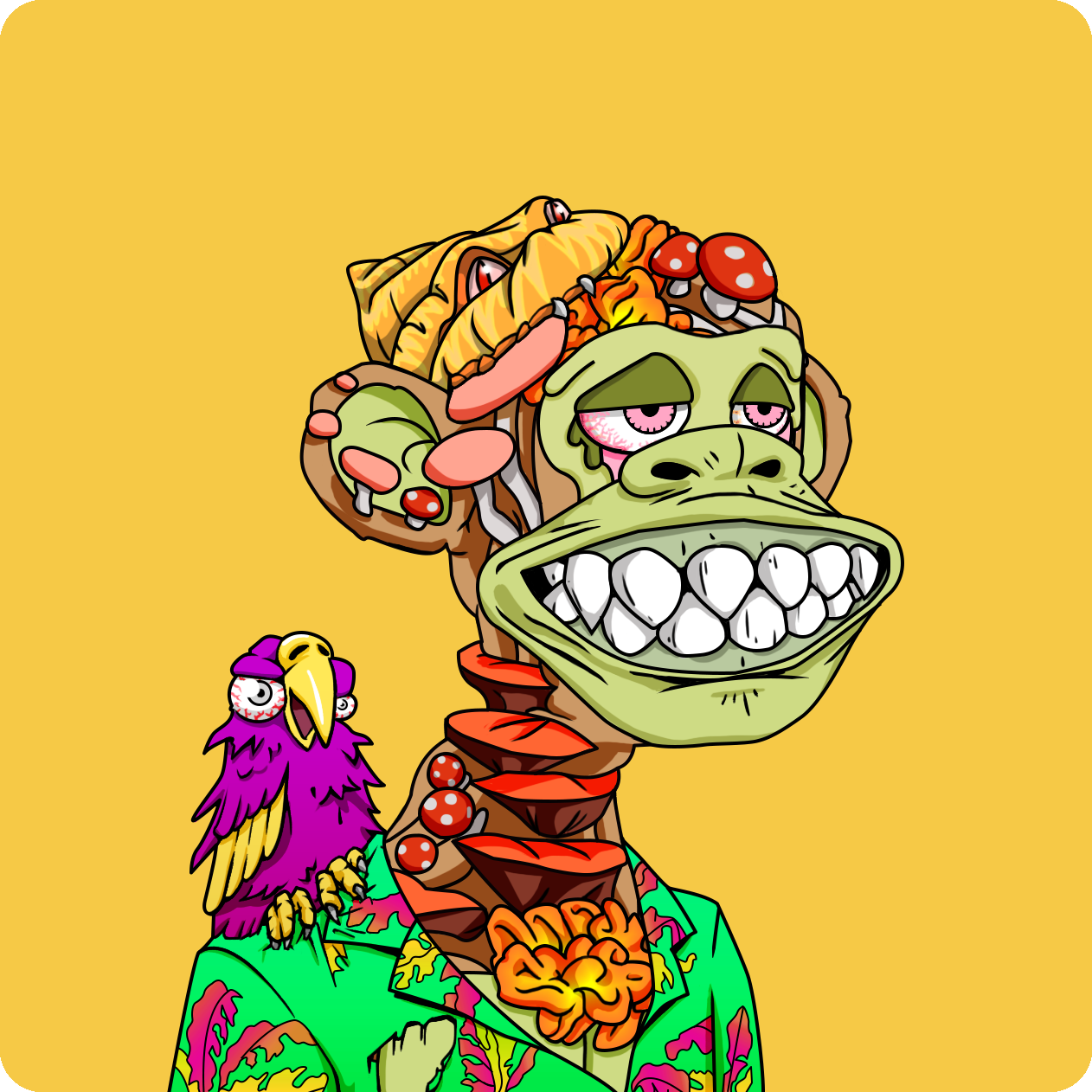 Yuga Labs - Mutant Ape Yacht Club - NFT # 8117