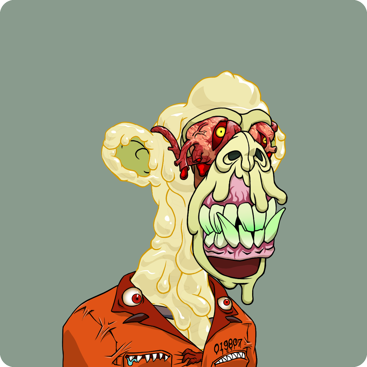 Yuga Labs - Mutant Ape Yacht Club - NFT # 654