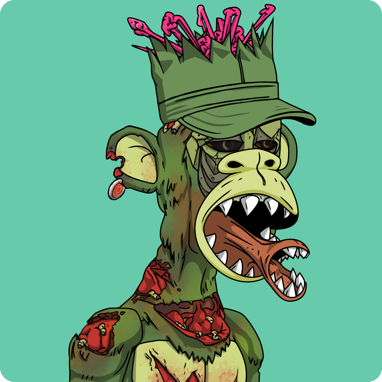 Yuga Labs - Mutant Ape Yacht Club - NFT # 3668