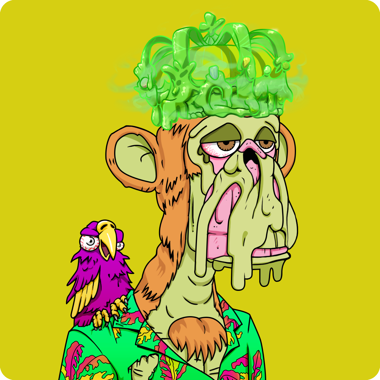 Yuga Labs - Mutant Ape Yacht Club - NFT # 3707