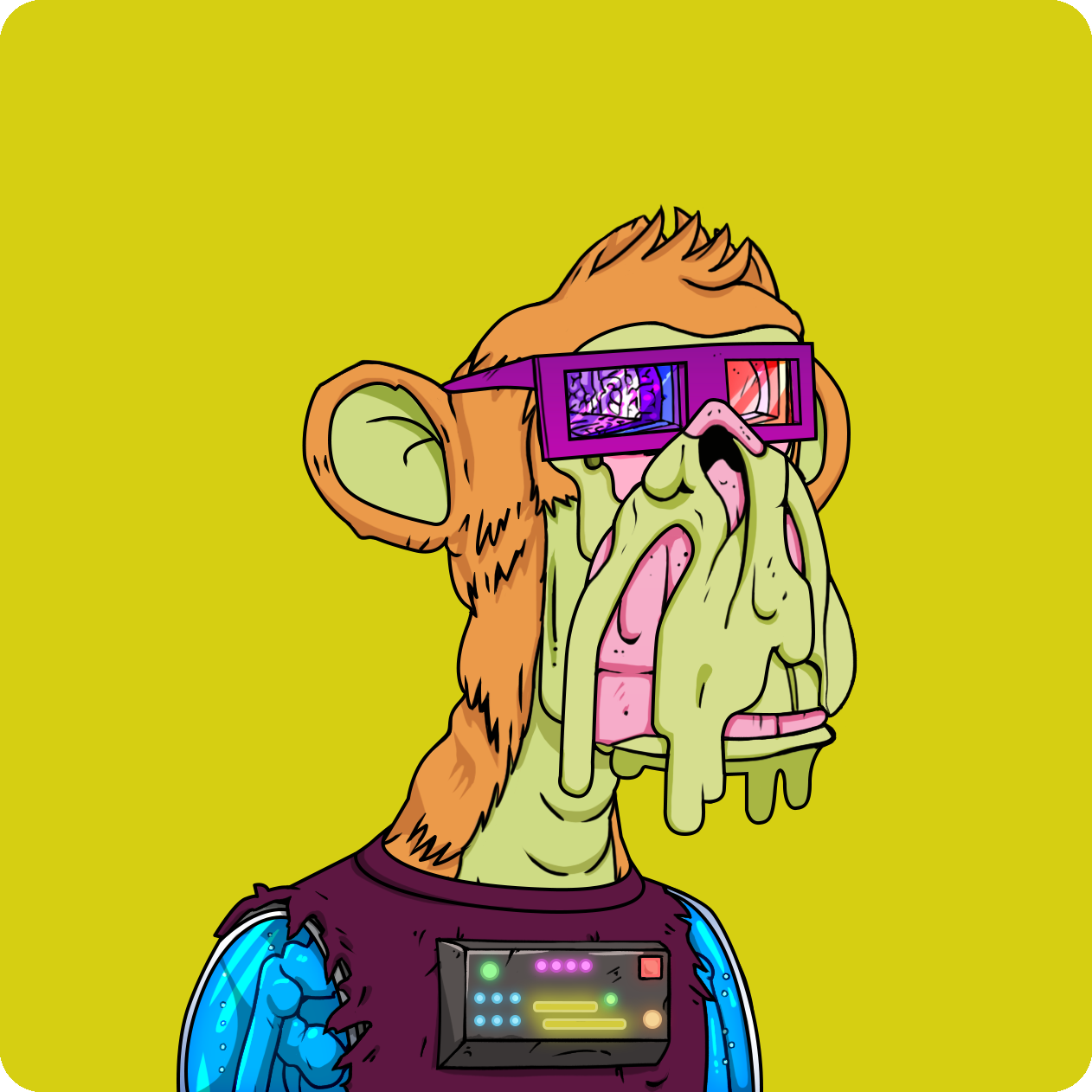 Yuga Labs - Mutant Ape Yacht Club - NFT # 3389