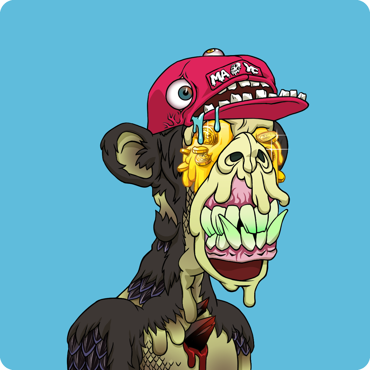 Yuga Labs - Mutant Ape Yacht Club - NFT # 25703