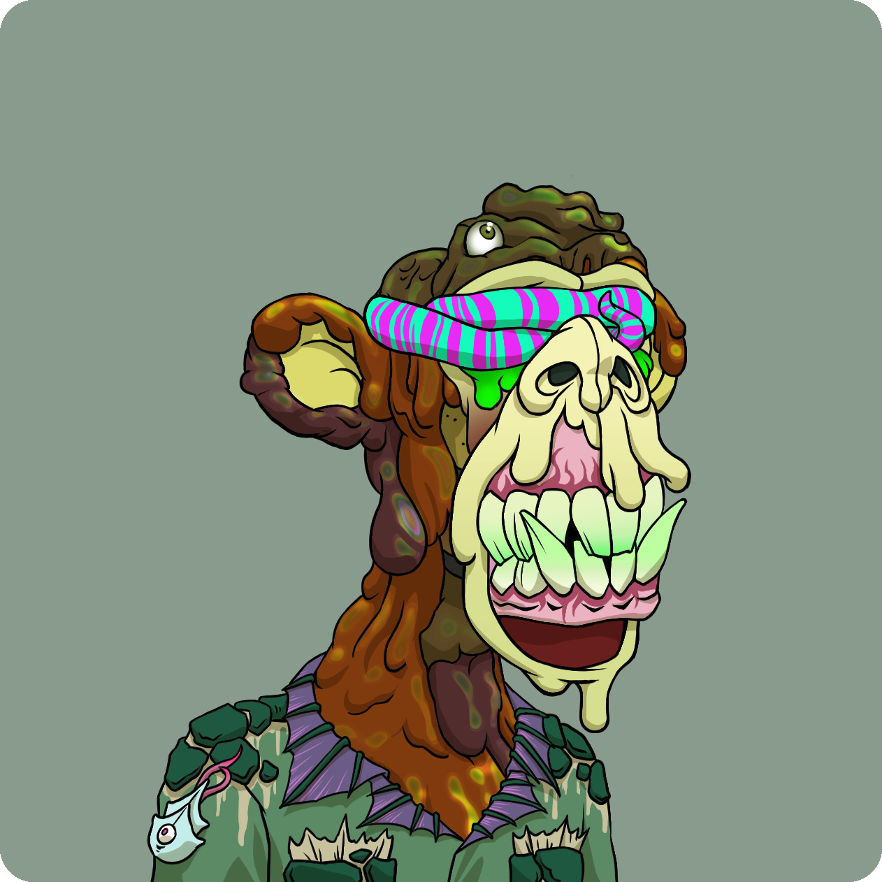 Yuga Labs - Mutant Ape Yacht Club - NFT # 2554