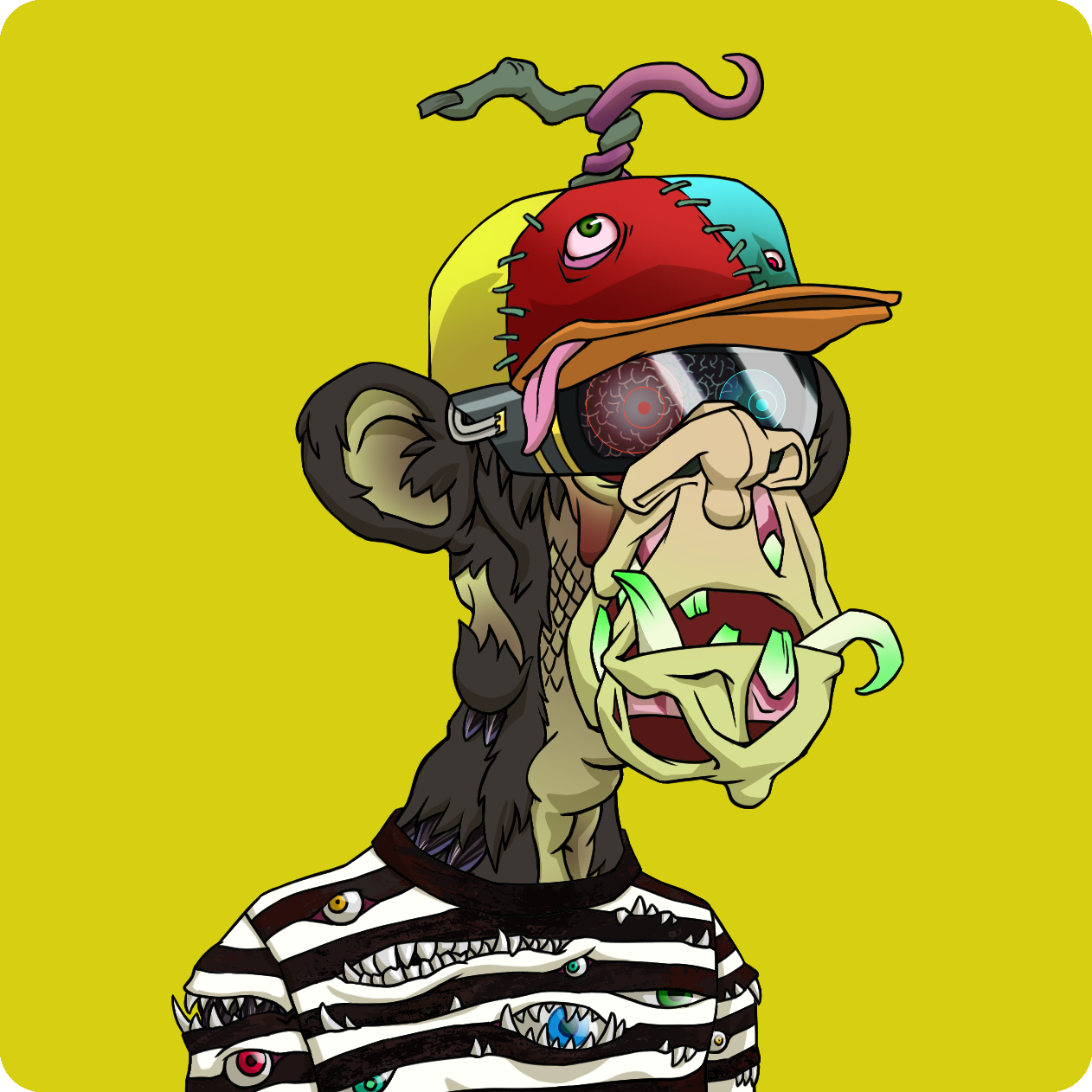 Yuga Labs - Mutant Ape Yacht Club - NFT # 3884