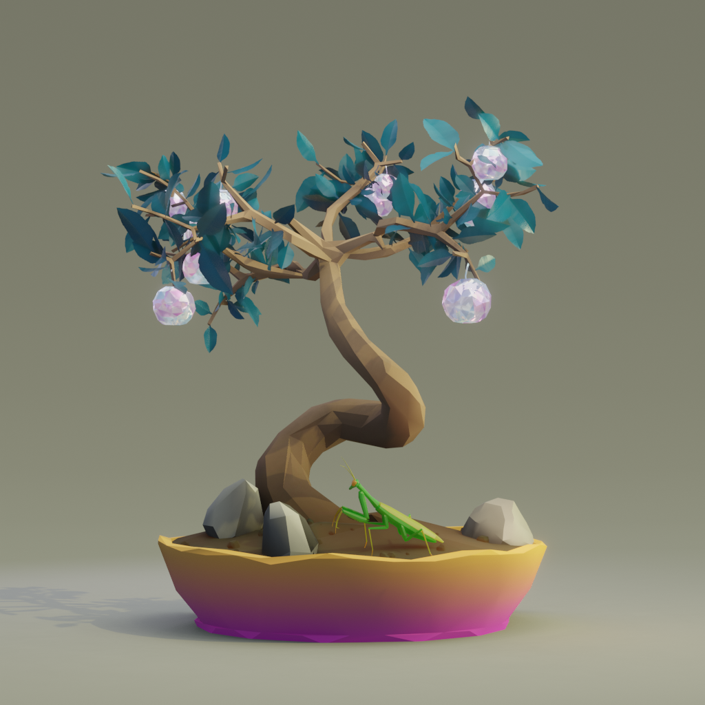 ZENFT Garden Society - Bonsai - Bonsai #8285 - NFT # 8285