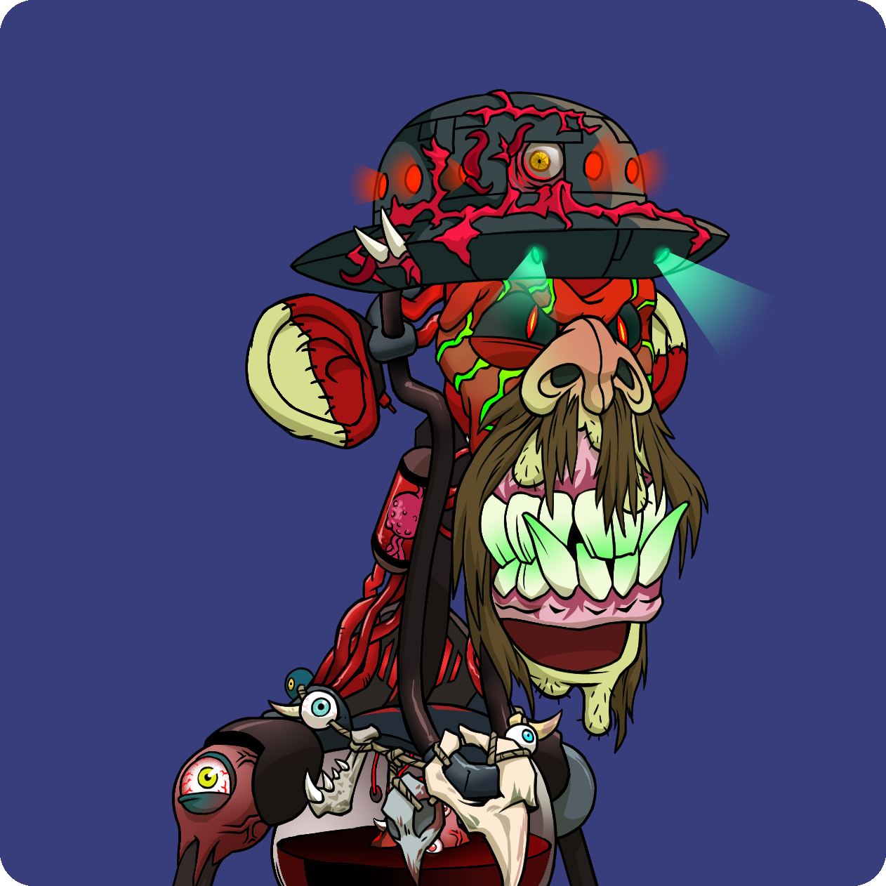 Yuga Labs - Mutant Ape Yacht Club - NFT # 4196