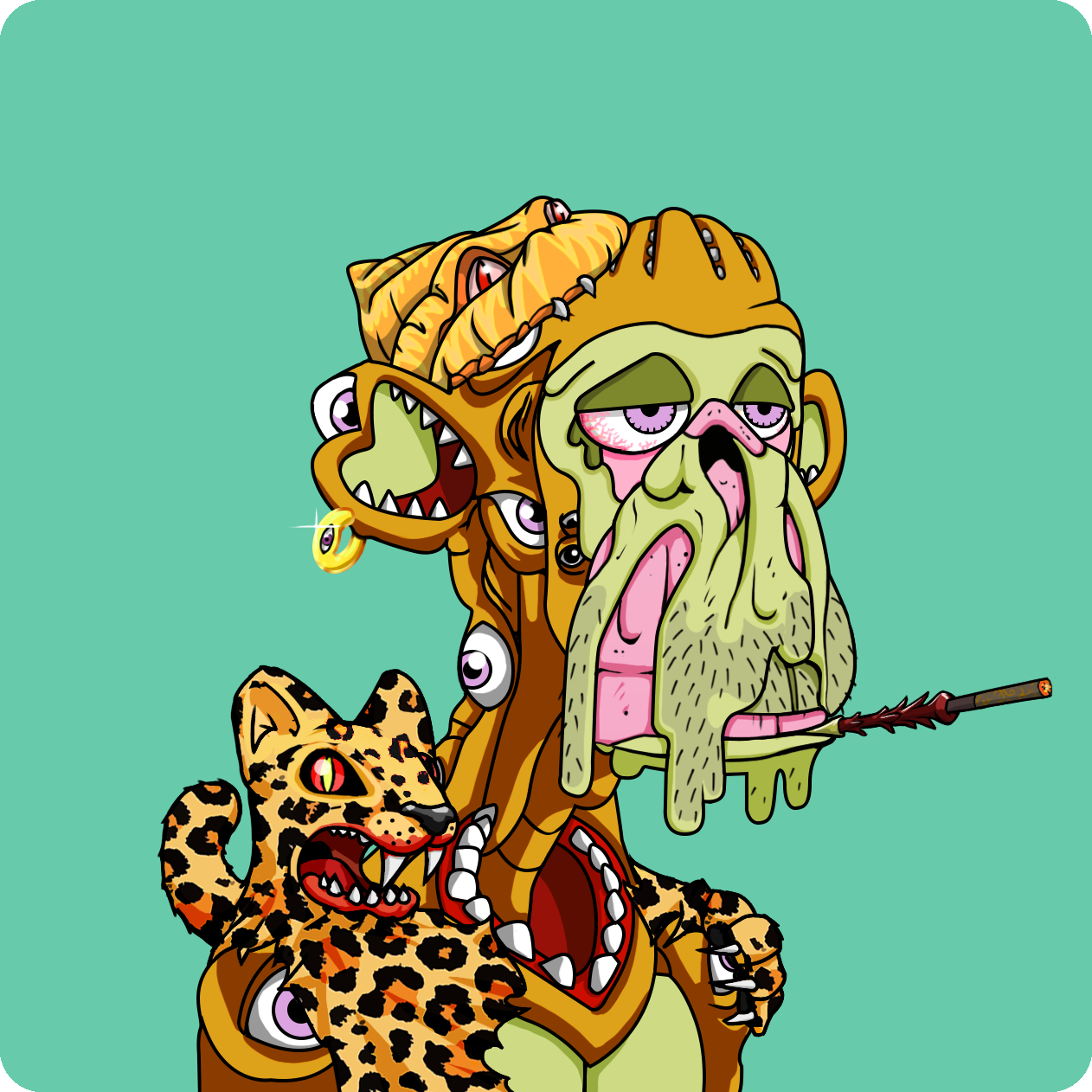 Yuga Labs - Mutant Ape Yacht Club - NFT # 10628