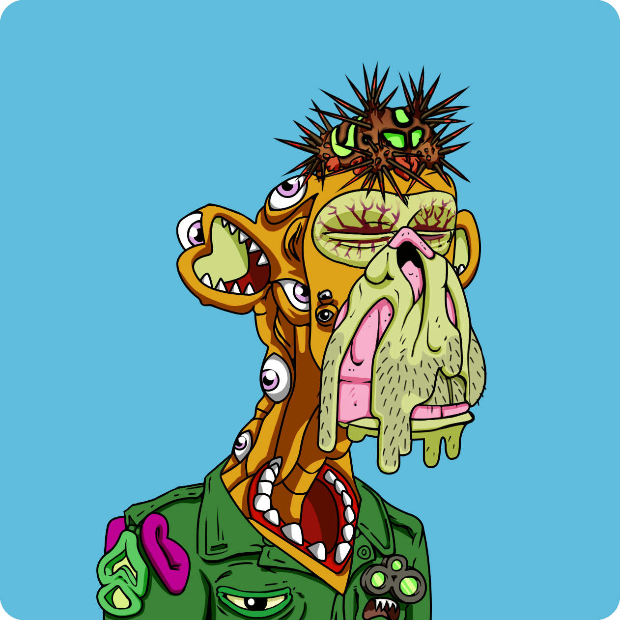 Yuga Labs - Mutant Ape Yacht Club - NFT # 7632