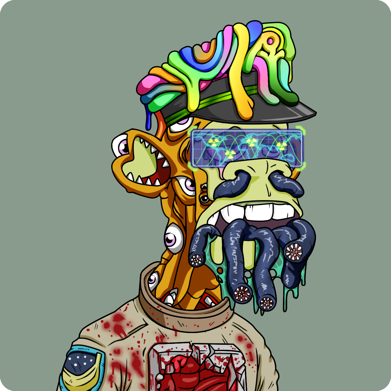 Yuga Labs - Mutant Ape Yacht Club - NFT # 204