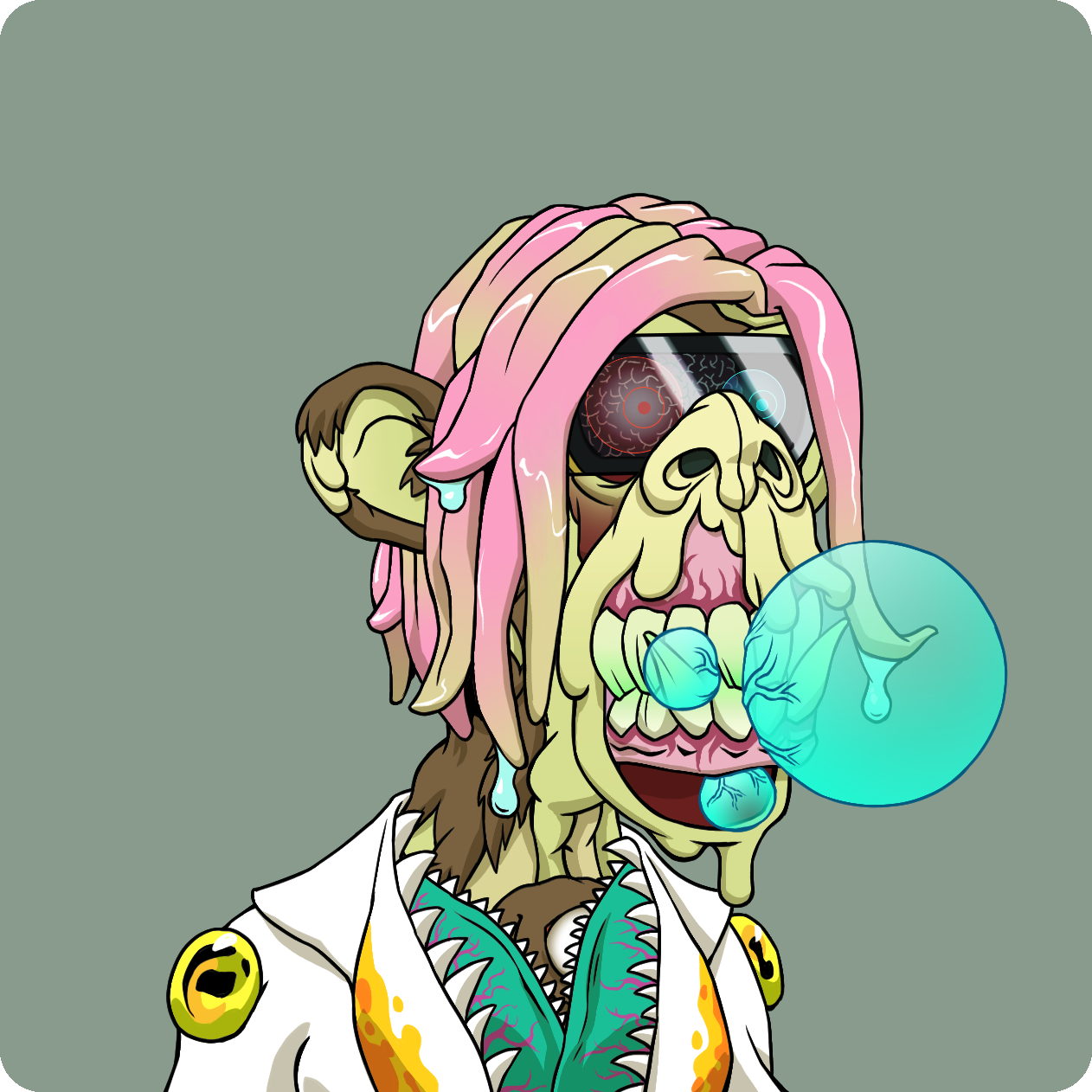 Yuga Labs - Mutant Ape Yacht Club - NFT # 21645