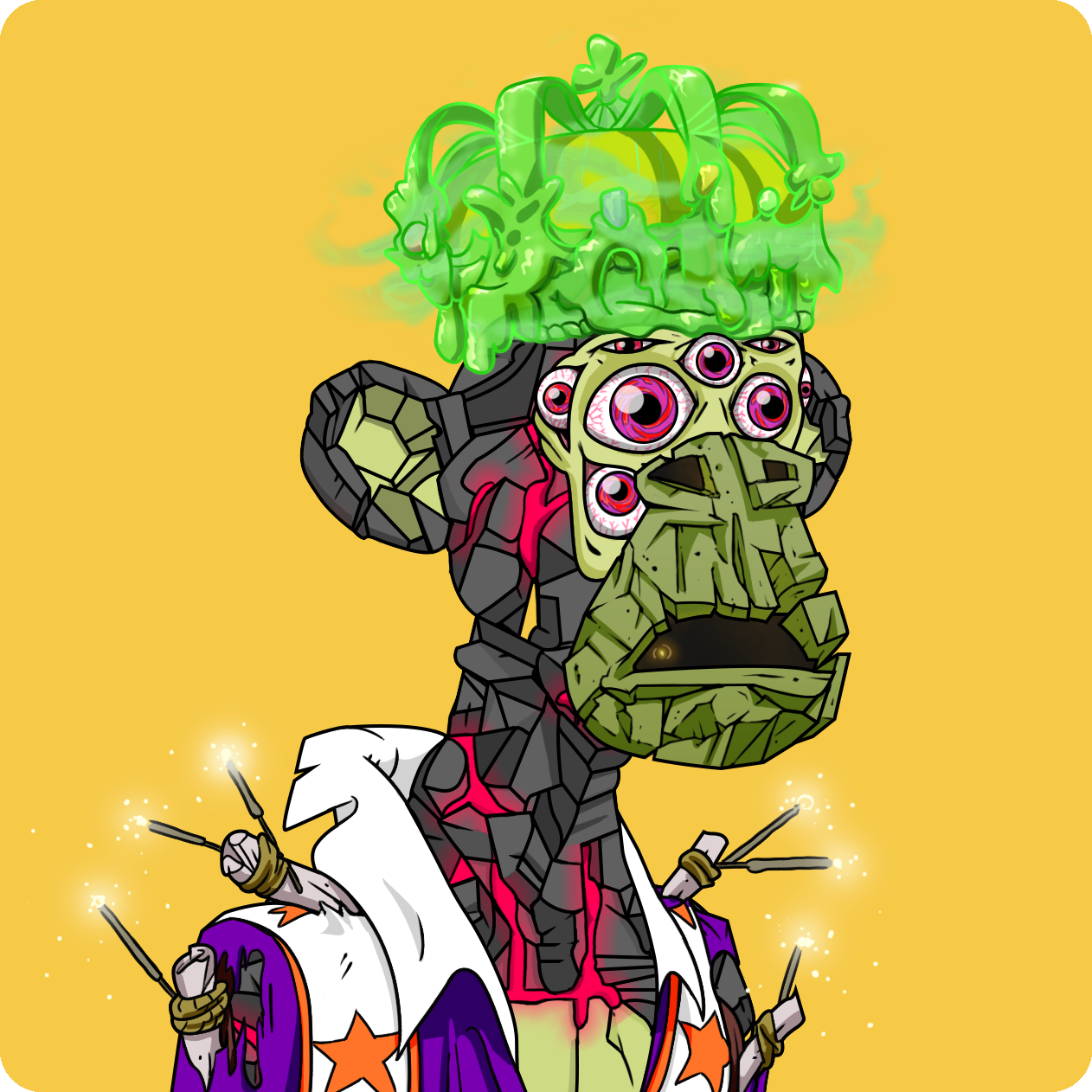 Yuga Labs - Mutant Ape Yacht Club - NFT # 17884