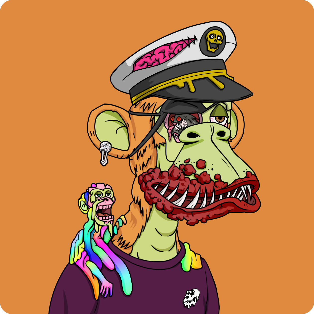 Yuga Labs - Mutant Ape Yacht Club - NFT # 2733