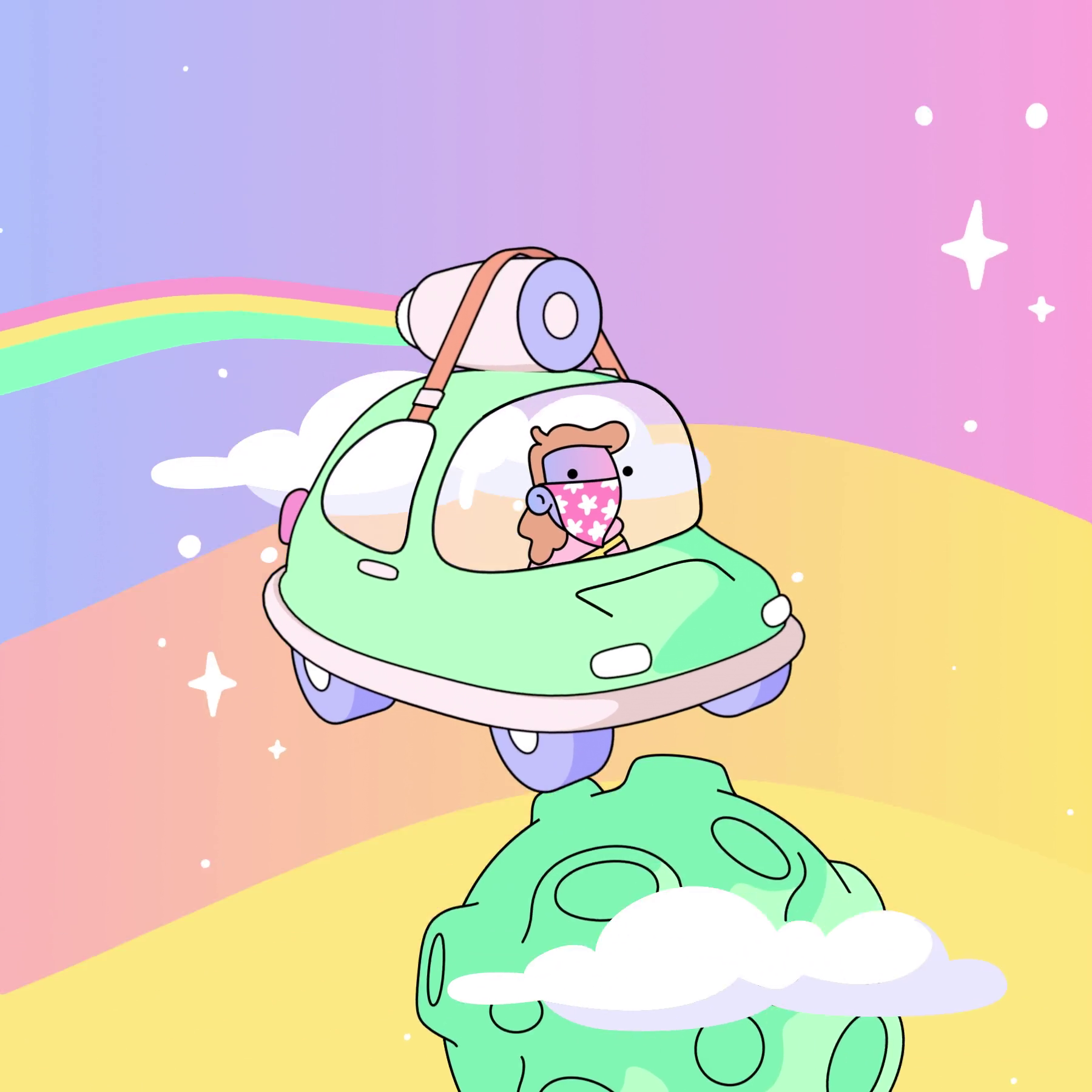 The Doodles Founders - Space Doodles - Space Doodle #86 - NFT # 86