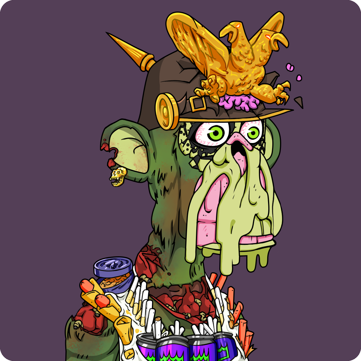 Yuga Labs - Mutant Ape Yacht Club - NFT # 12166