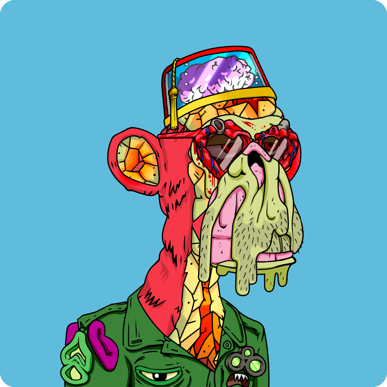 Yuga Labs - Mutant Ape Yacht Club - NFT # 9244