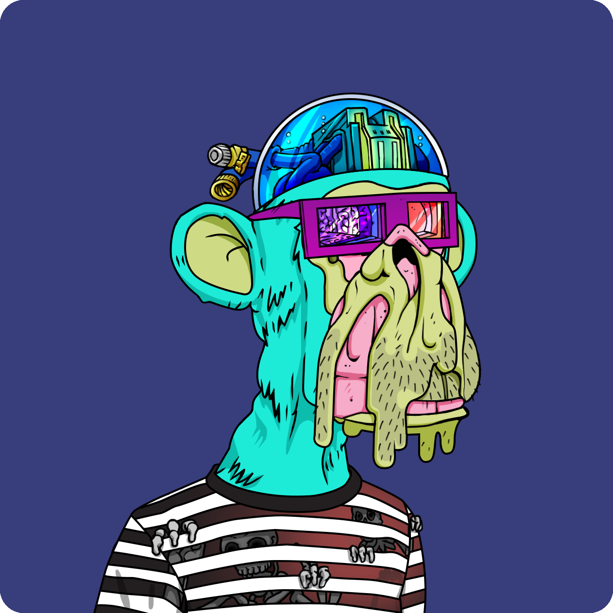 Yuga Labs - Mutant Ape Yacht Club - NFT # 6416